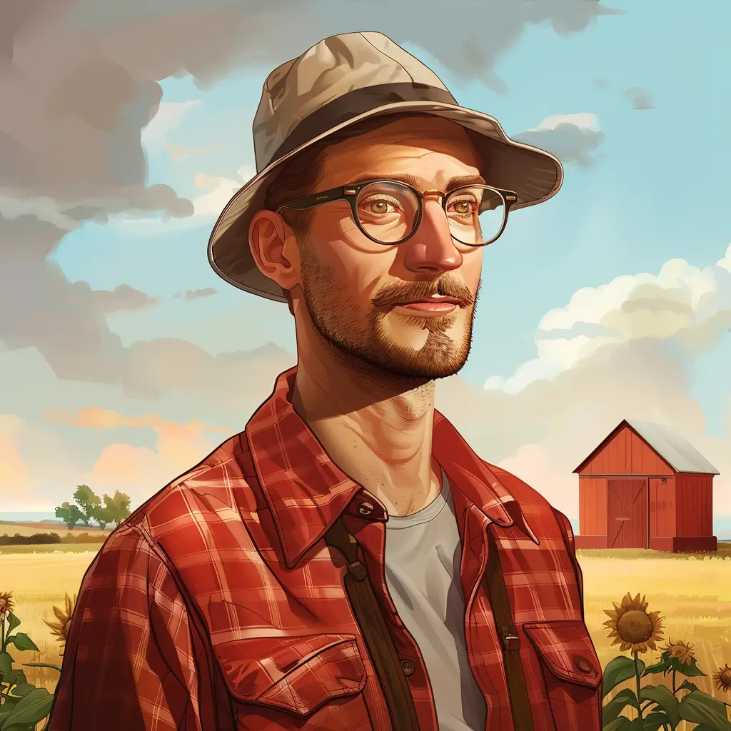 A screenshot of Free Avatar: Agricultural Manager Avatar