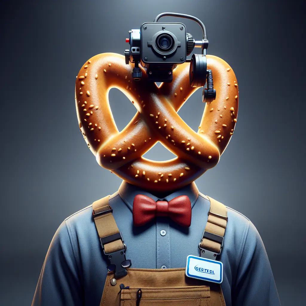 A screenshot of Free Avatar: Material Moving Machine Operator Pretzel Avatar