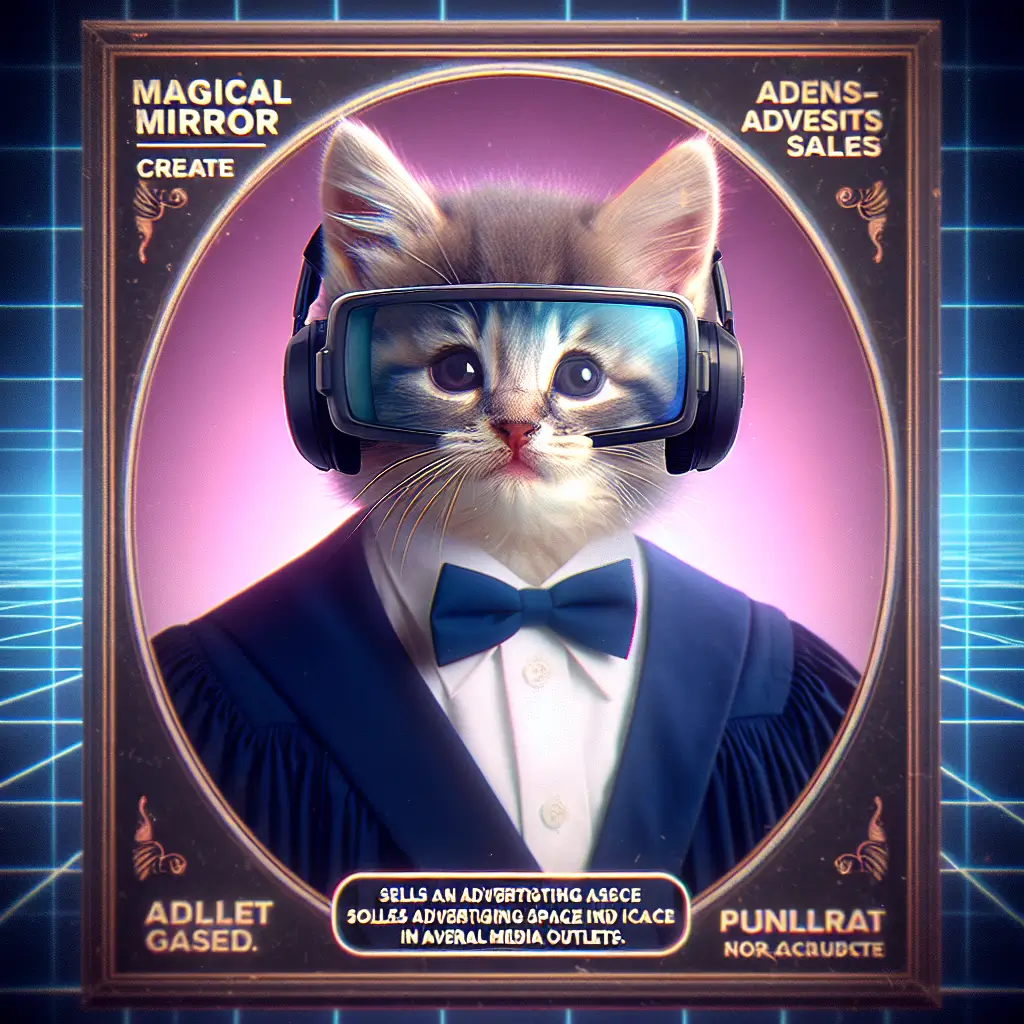 A screenshot of Free Avatar: AI Generated Advertising Sales Agent Kitten