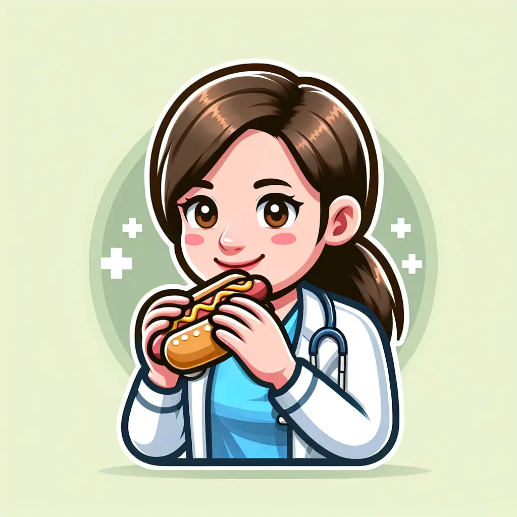 A screenshot of Free Avatar: High School Student Nurse Cartoon Avatar