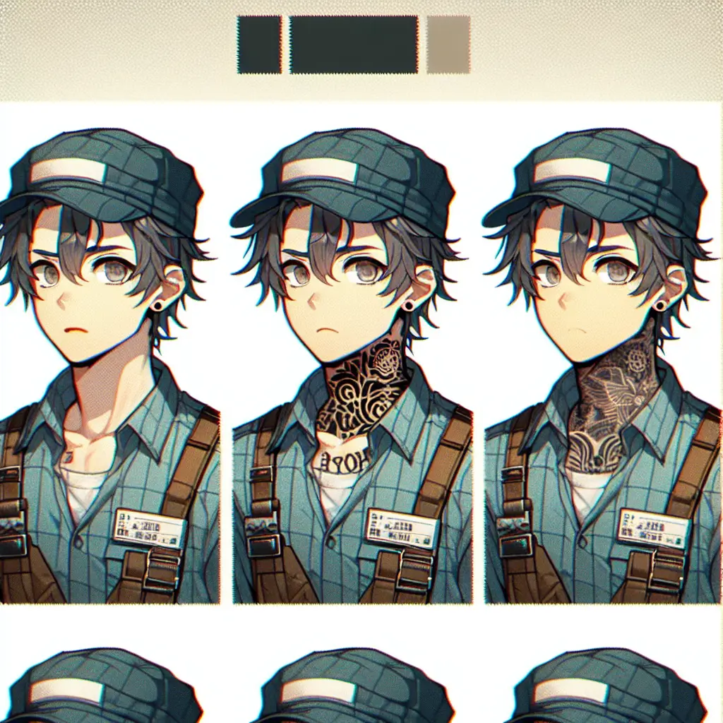 A screenshot of Free Avatar: Railroad Worker Anime Avatar