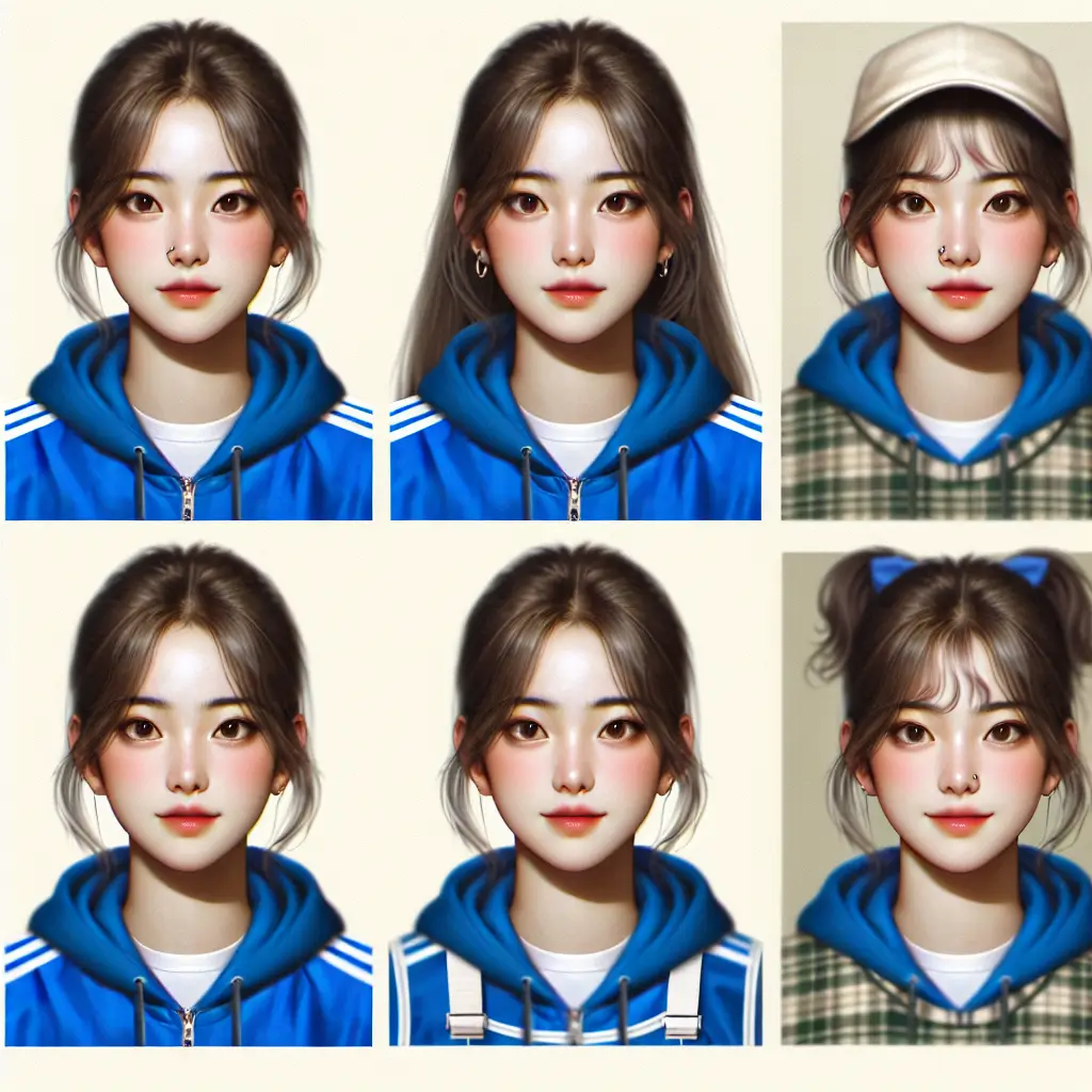 A screenshot of Free Avatar: Teenage Sports Coach with K-pop Style