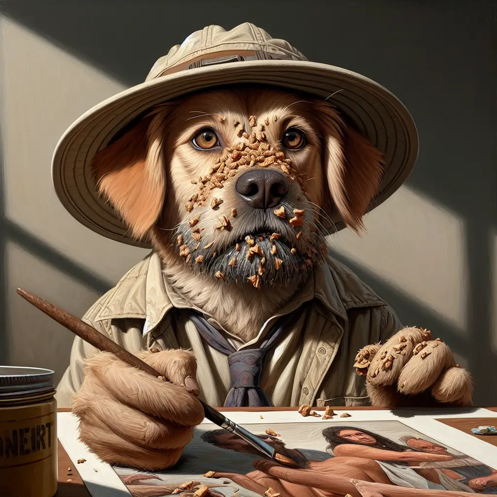 A screenshot of Free Avatar: Anthropologist Dog AI Avatar