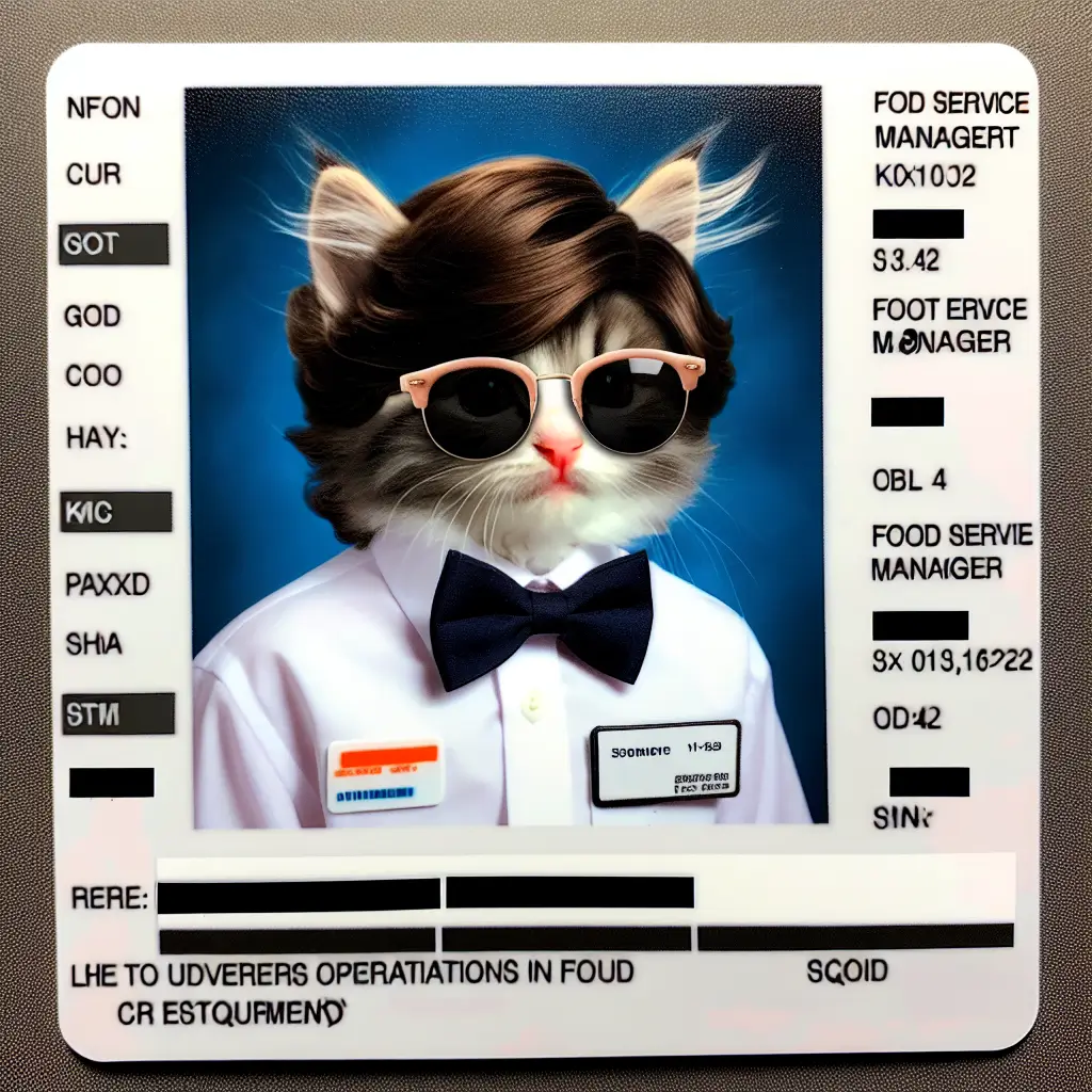 A screenshot of Free Avatar: K-Pop Styled Kitten Food Service Manager with Sunglasses