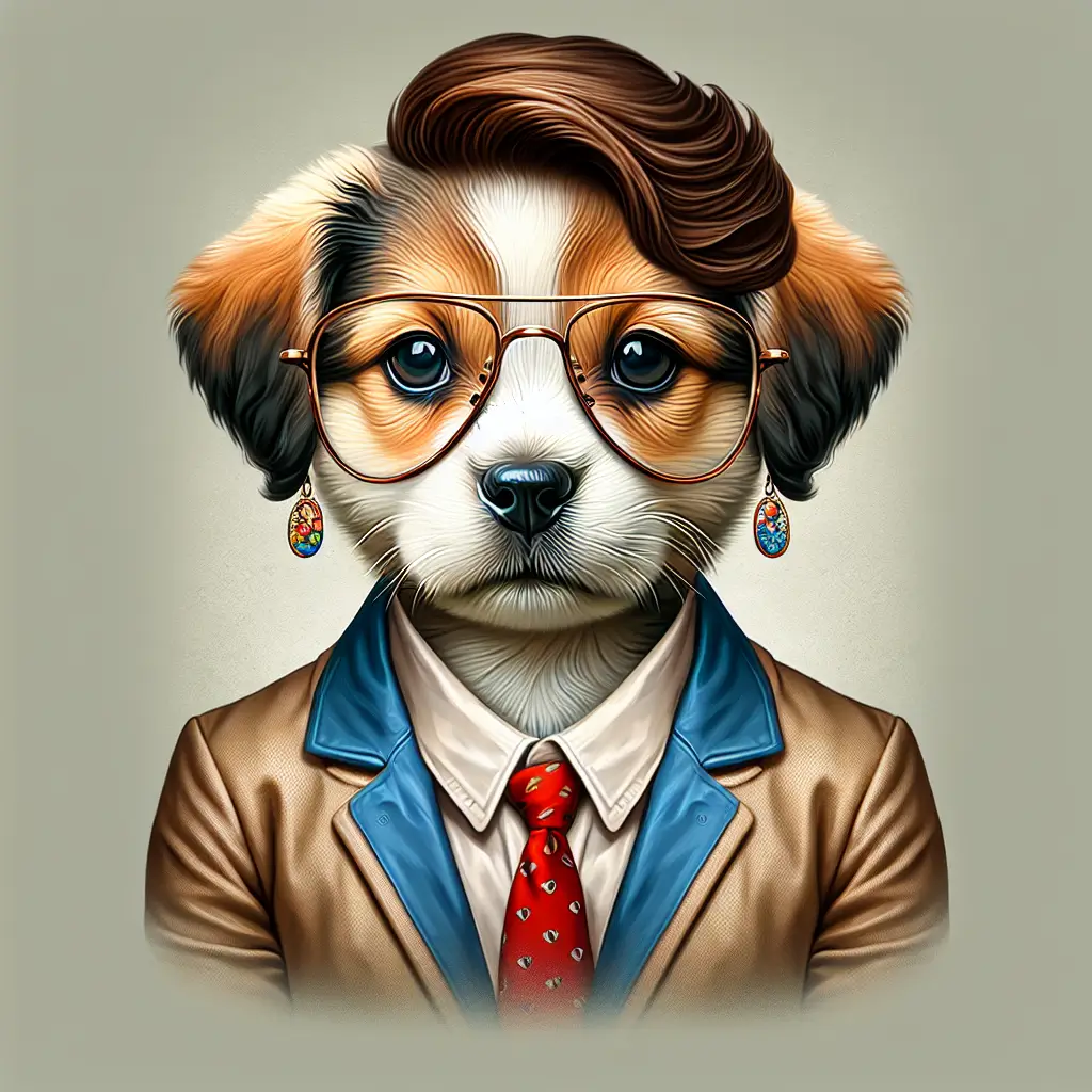 A screenshot of Free Avatar: Cute Puppy High School Teacher