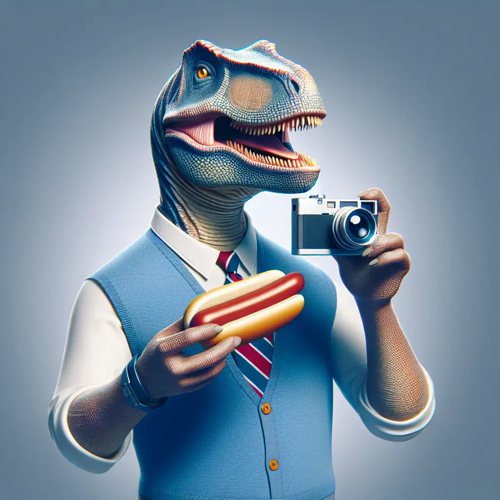 A screenshot of Free Avatar: High School Yearbook Dinosaur AI Avatar