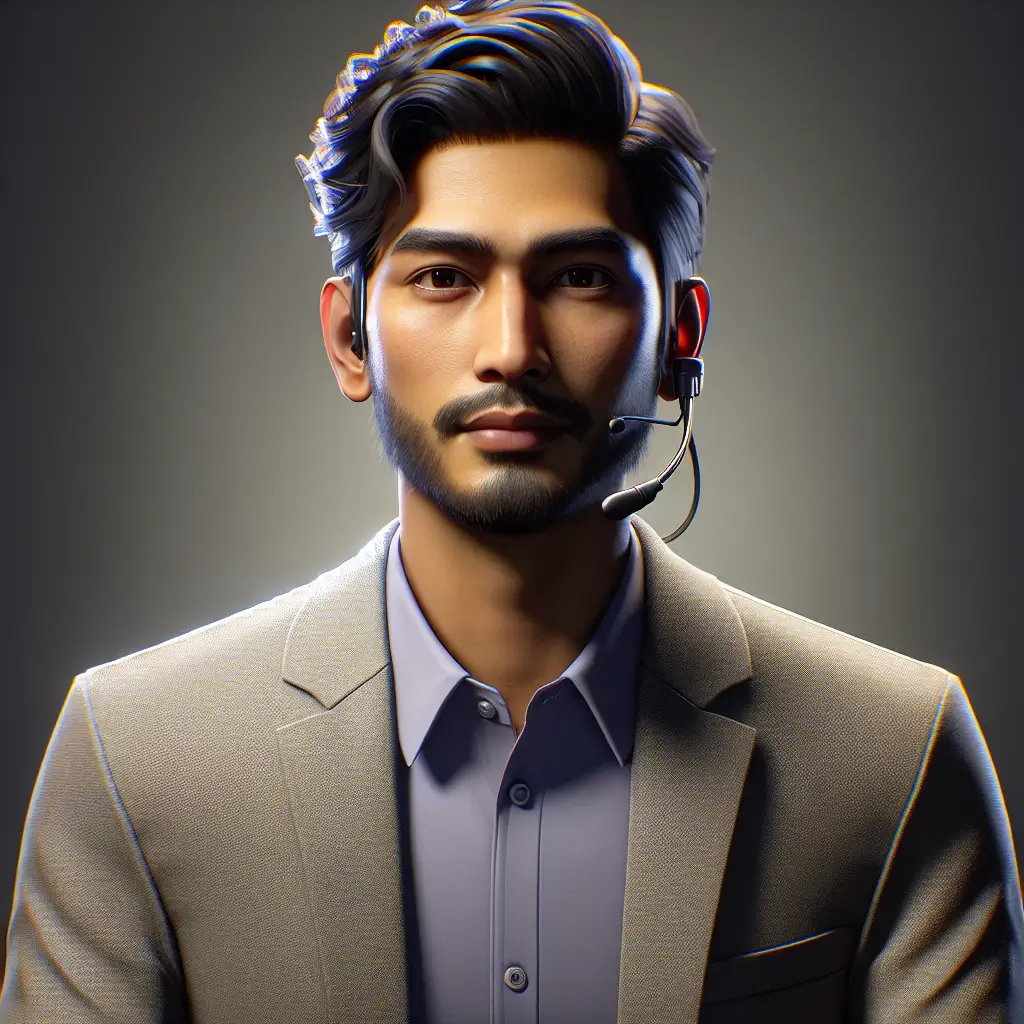 A screenshot of Free Avatar: South Asian Psychologist AI Avatar