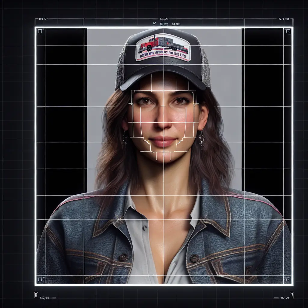 A screenshot of Free Avatar: Truck Driver Woman