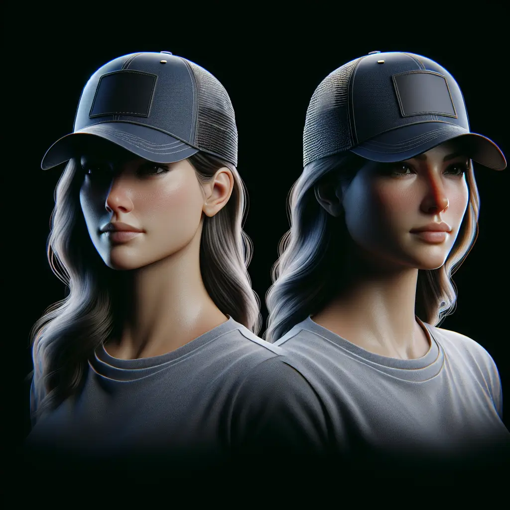 A screenshot of Free Avatar: Female Fundraiser with Trucker Hat