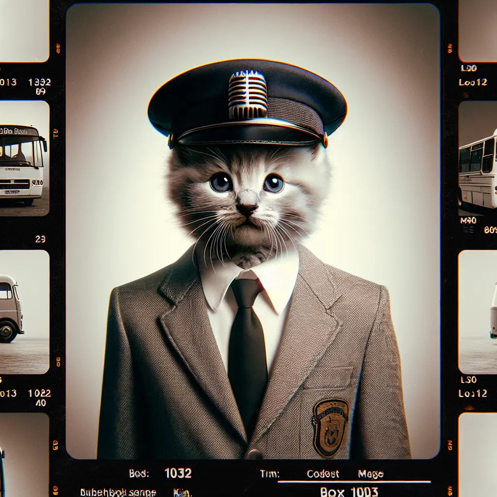 A screenshot of Free Avatar: Cinematic Kitten Bus Driver