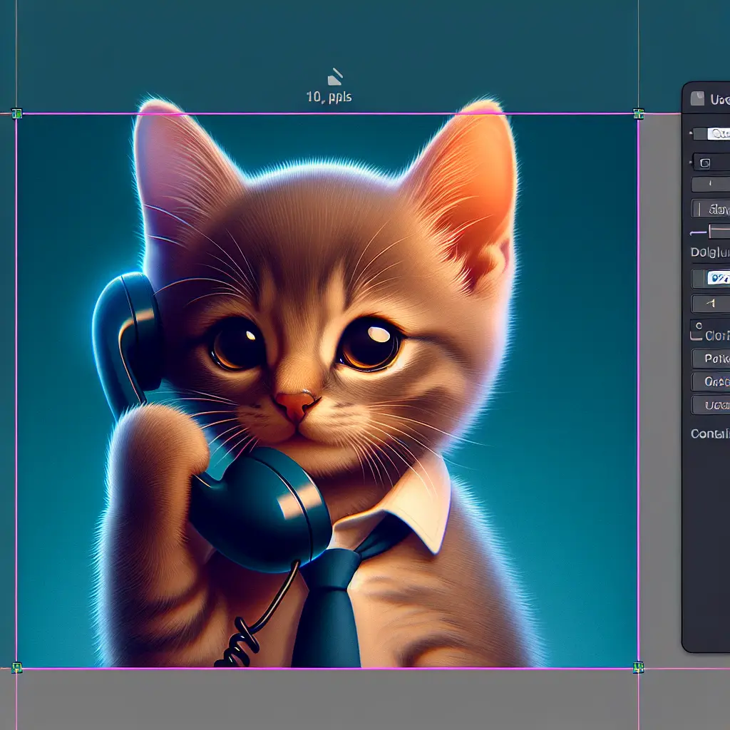 A screenshot of Free Avatar: Web Developer Kitten Avatar