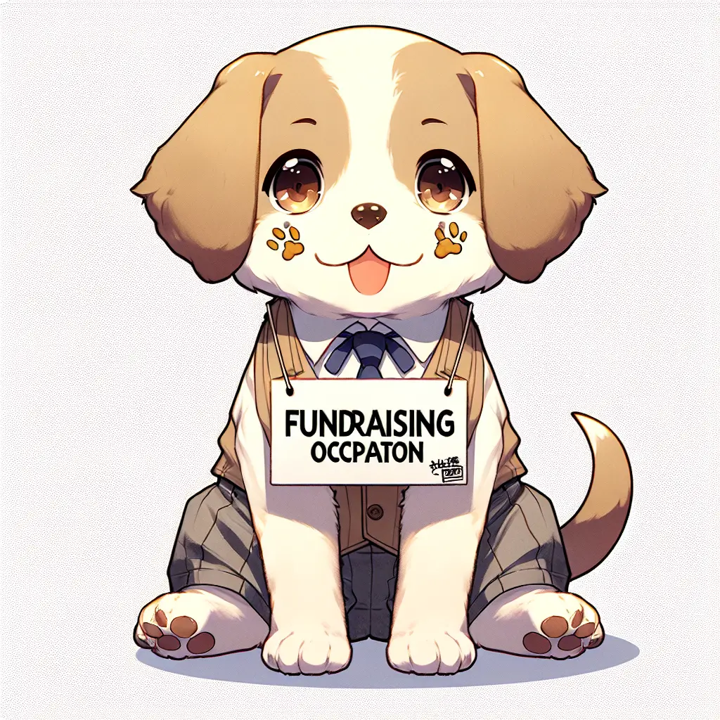 A screenshot of Free Avatar: Puppy Fundraiser Anime Style