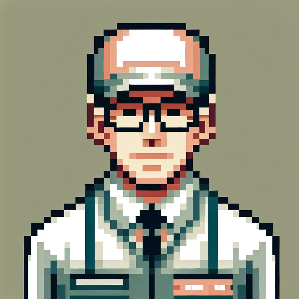 A screenshot of Free Avatar: Pixel Art Janitor