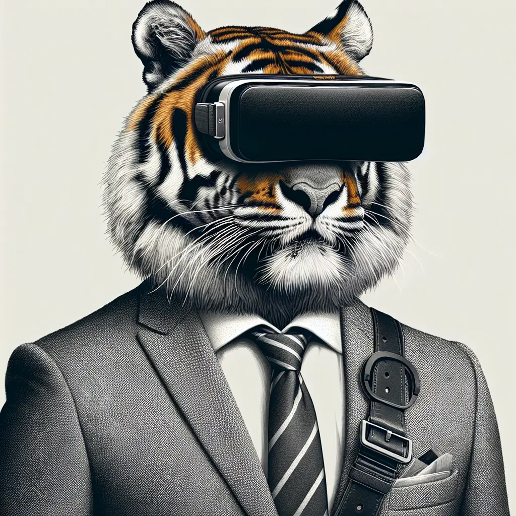 A screenshot of Free Avatar: Marketing Manager Tiger AI Avatar