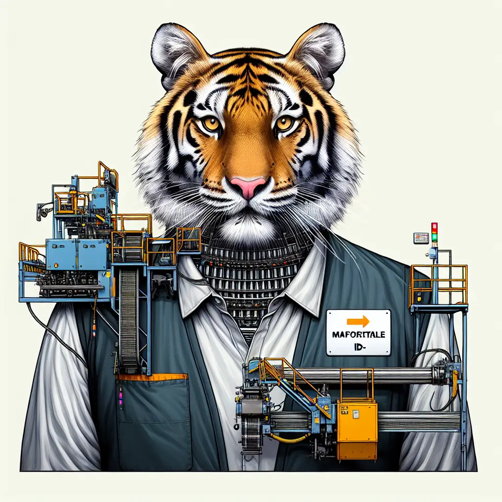 A screenshot of Free Avatar: Tiger Machine Feeder with Fashion Flair