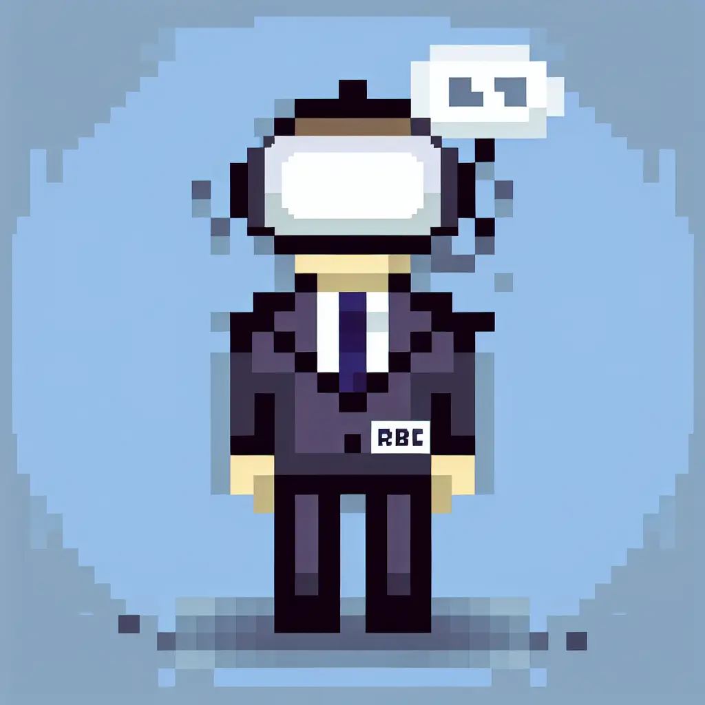 A screenshot of Free Avatar: Real Estate Agent 8-Bit Stick Figure