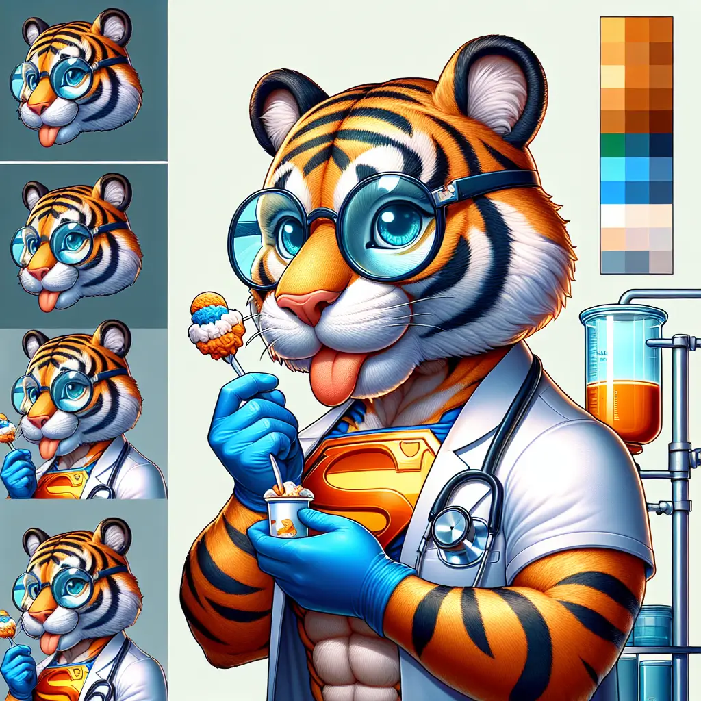 A screenshot of Free Avatar: Superhero Tiger Clinical Laboratory Technician