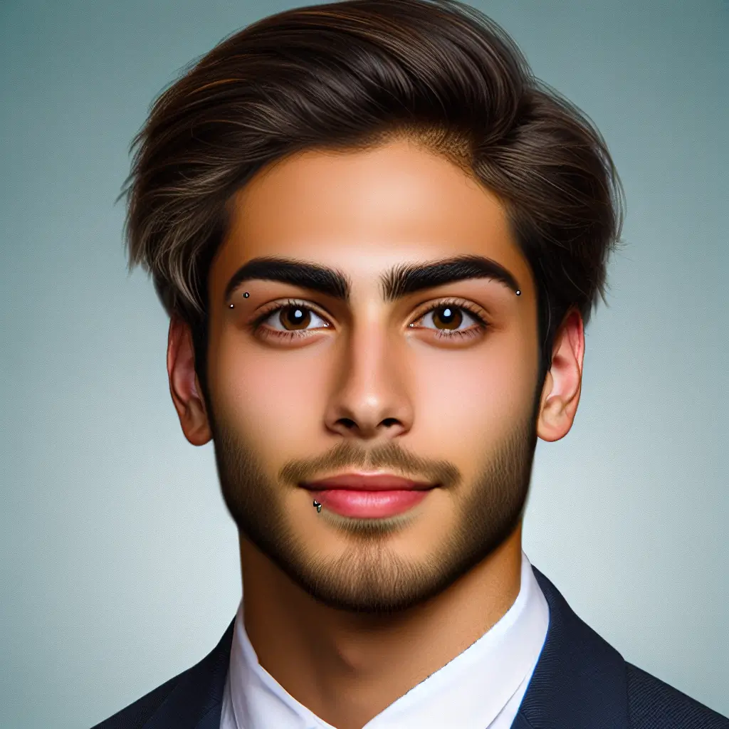 A screenshot of Free Avatar: Professional South Asian Male Engineer AI Avatar