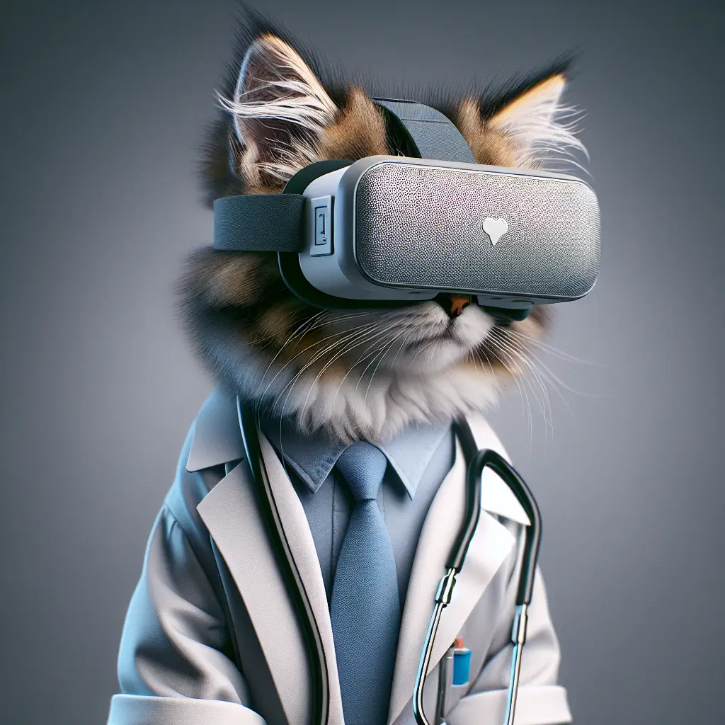 A screenshot of Free Avatar: Cinematic-Style Kitten Physician