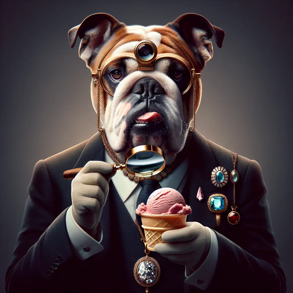 A screenshot of Free Avatar: Bulldog Jeweler Devouring Ice Cream