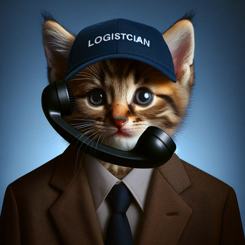 A screenshot of Free Avatar: Logistician Kitten AI Avatar