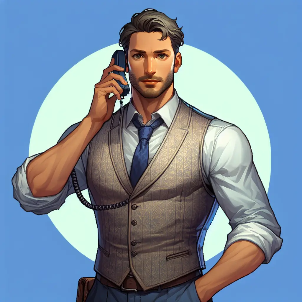 A screenshot of Free Avatar: Fantasy Male Construction Manager