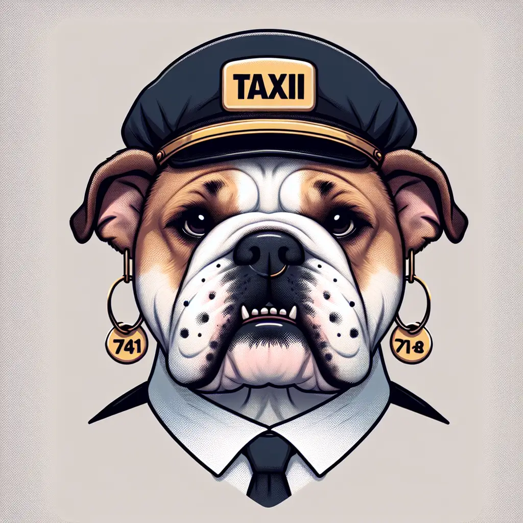 A screenshot of Free Avatar: Bulldog Taxi Driver AI Avatar