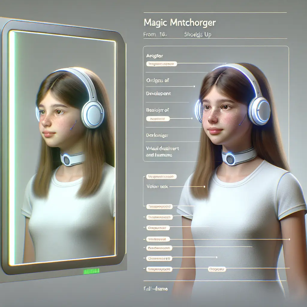 A screenshot of Free Avatar: Anthropologist Teenager with Virtual Reality Headset