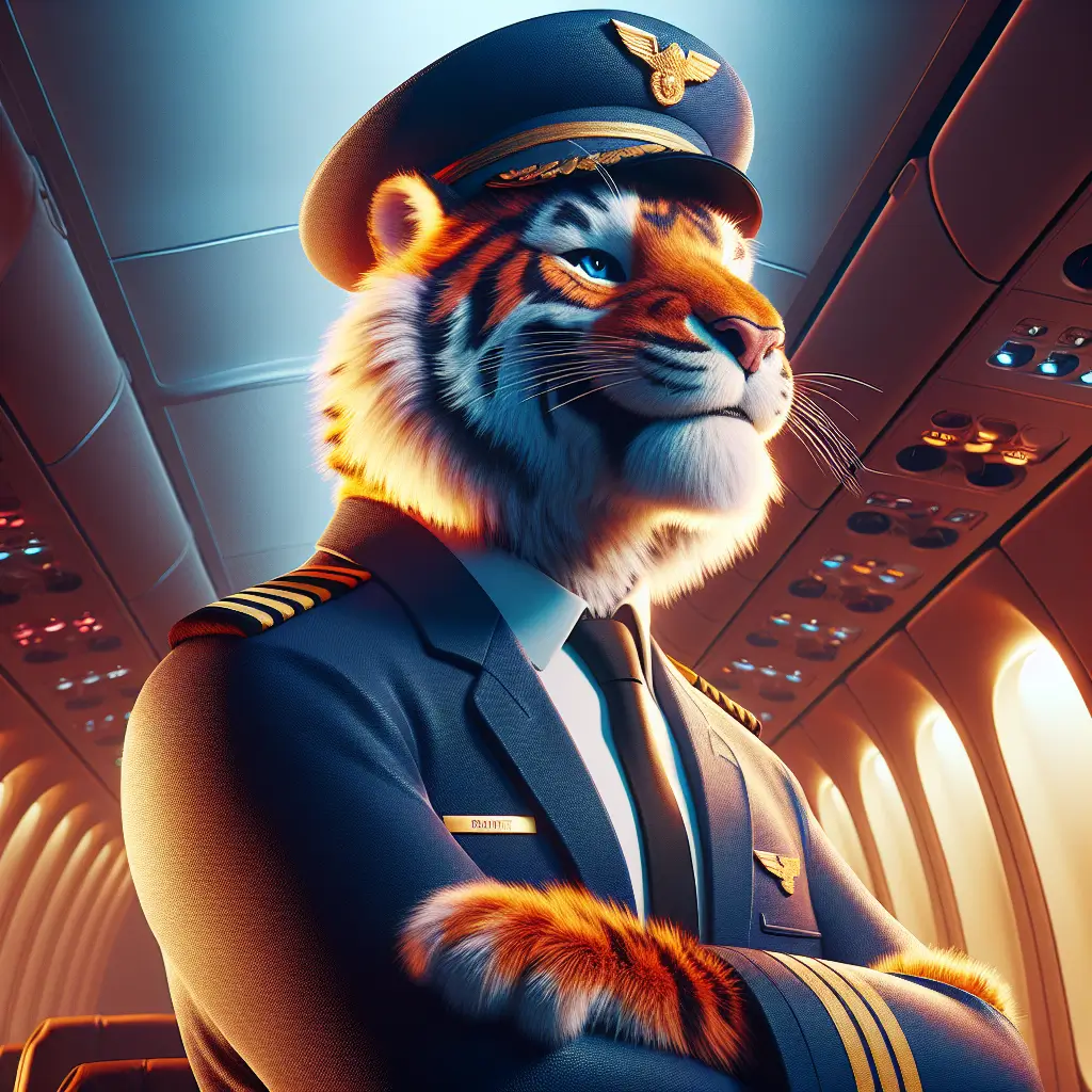 A screenshot of Free Avatar: Tiger Airline Pilot Hero