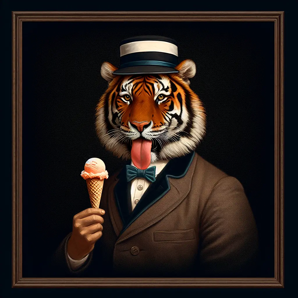 A screenshot of Free Avatar: Tiger Umpire AI Avatar