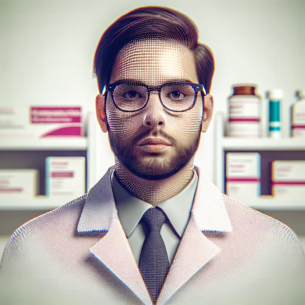 A screenshot of Free Avatar: AI Generated Pharmacist Avatar