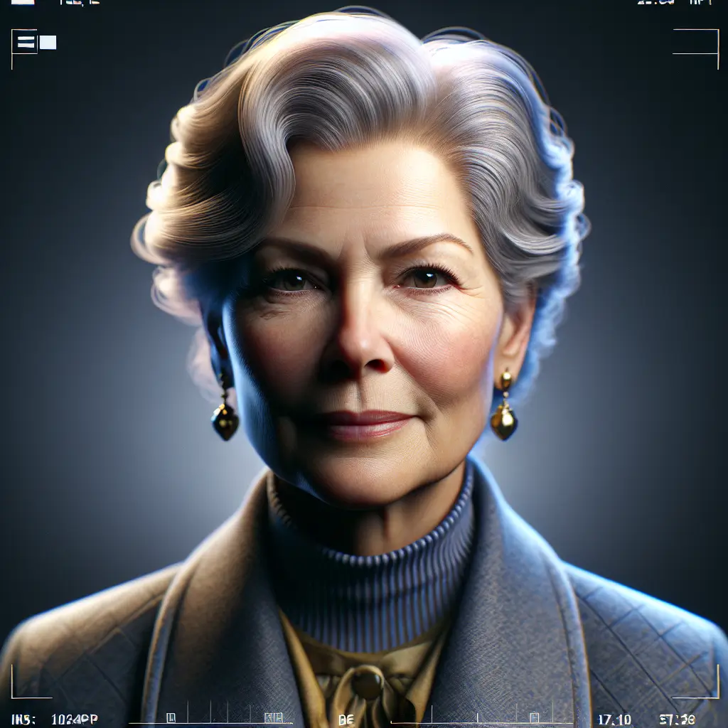 A screenshot of Free Avatar: Cinematic-Style Elderly Woman Mechanical Engineer