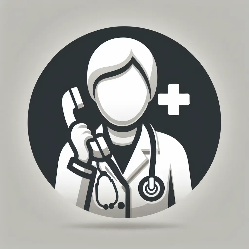 A screenshot of Free Avatar: Medical Assistant Stick Figure