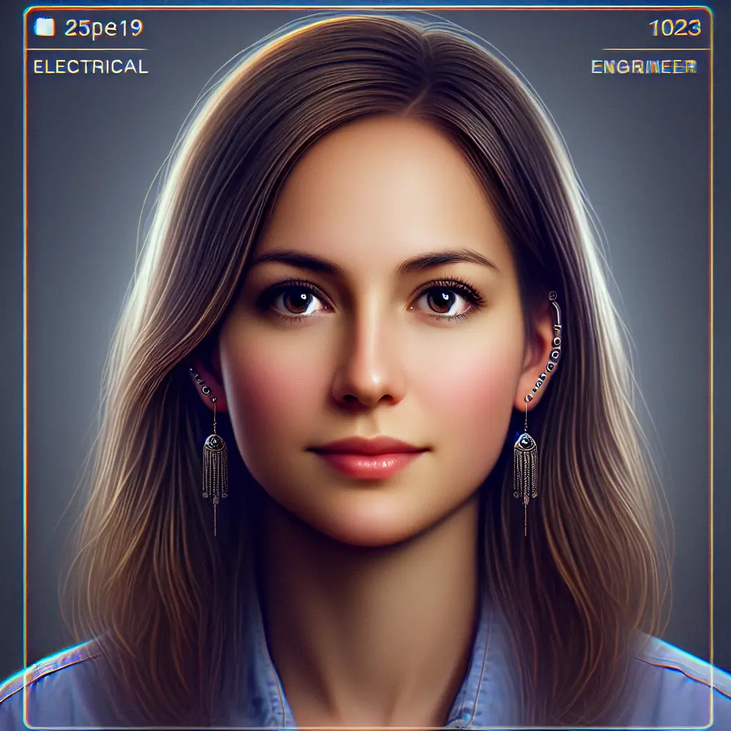 A screenshot of Free Avatar: Electrical Engineer Woman Avatar