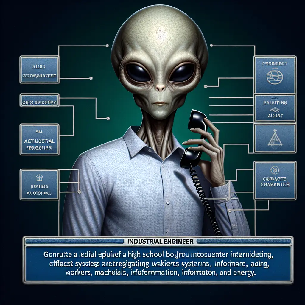 A screenshot of Free Avatar: Alien Industrial Engineer