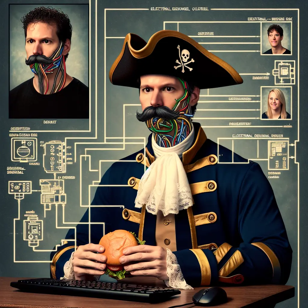 A screenshot of Free Avatar: High School Pirate Electrical Engineer AI Avatar