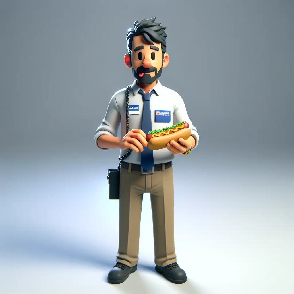 A screenshot of Free Avatar: Advertising Sales Agent Video Game Character Cartoon Avatar