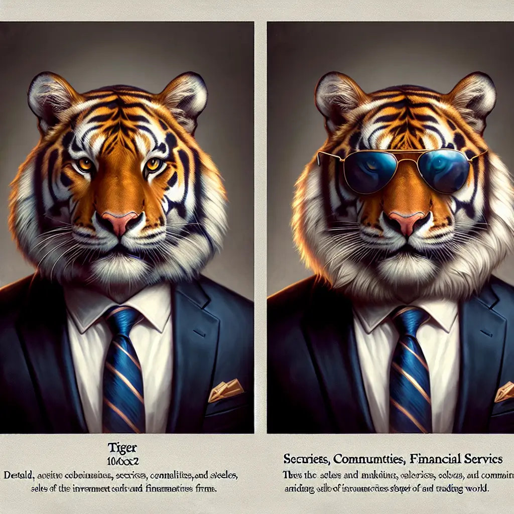 A screenshot of Free Avatar: Tiger Securities Sales Agent