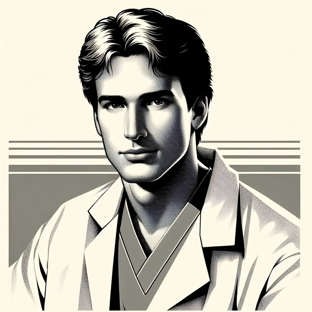 A screenshot of Free Avatar: 1980s Clinical Laboratory Technician