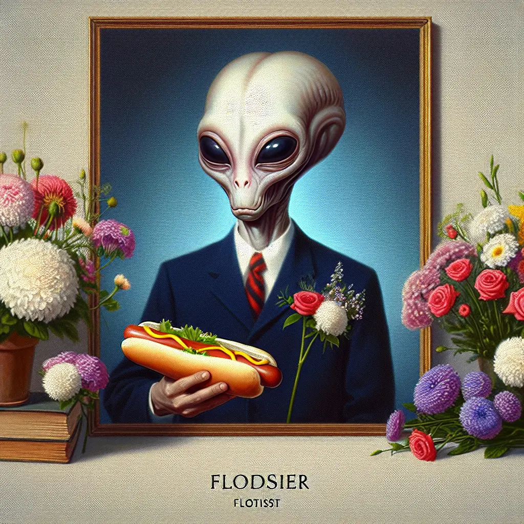 A screenshot of Free Avatar: Alien Florist AI Avatar