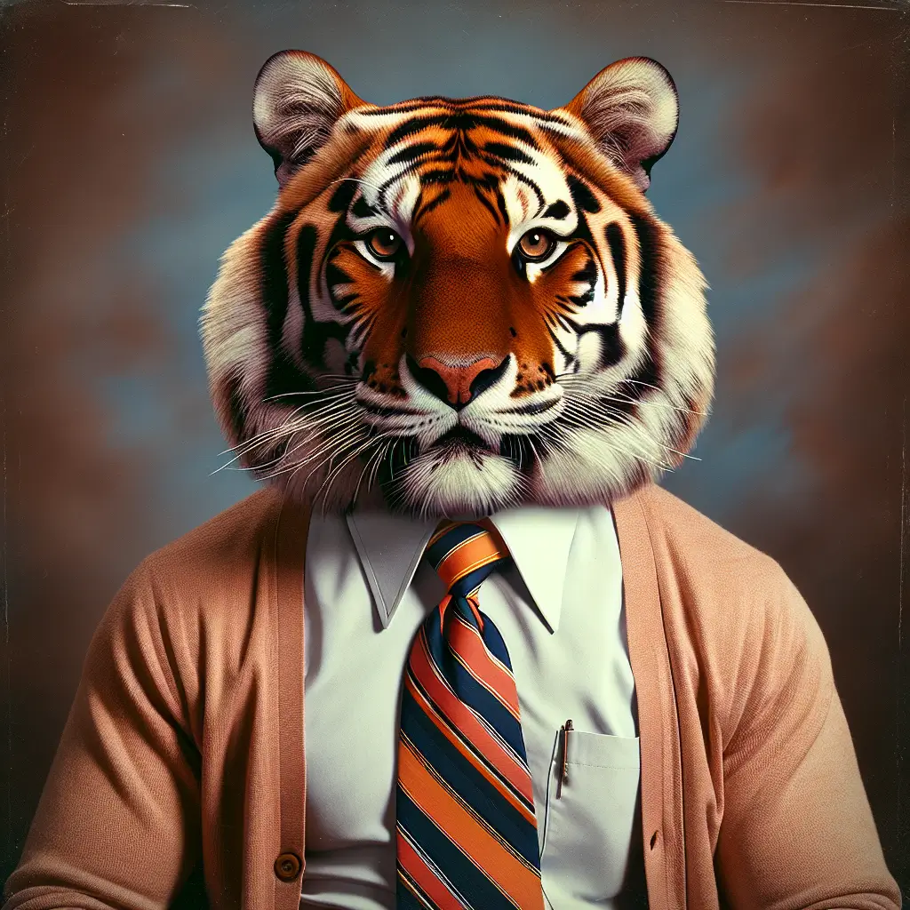 A screenshot of Free Avatar: Professional Tiger Substance Abuse Counselor