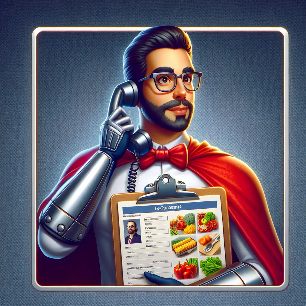 A screenshot of Free Avatar: Food Scientist Superhero AI Avatar