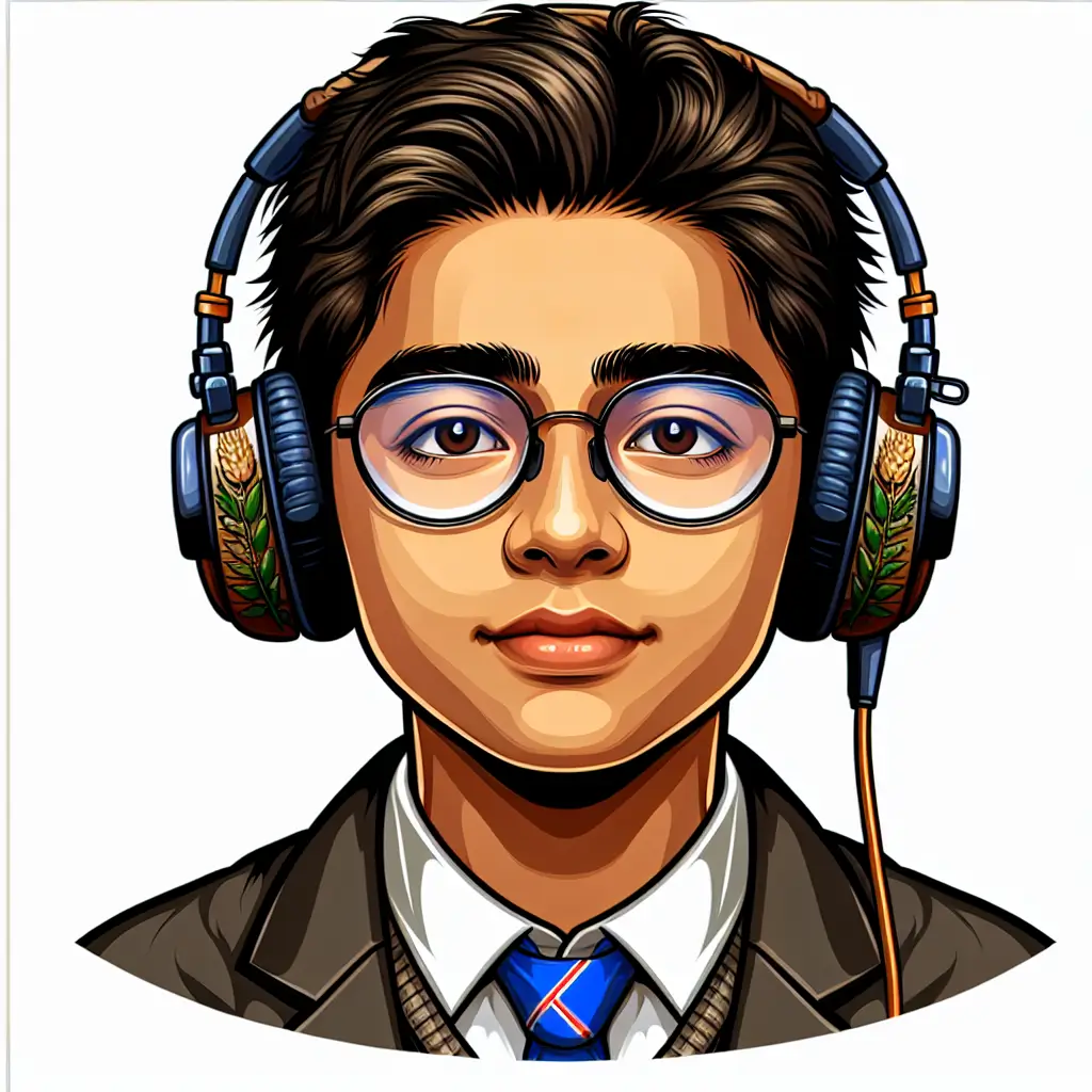 A screenshot of Free Avatar: Philosopher High School Student Avatar