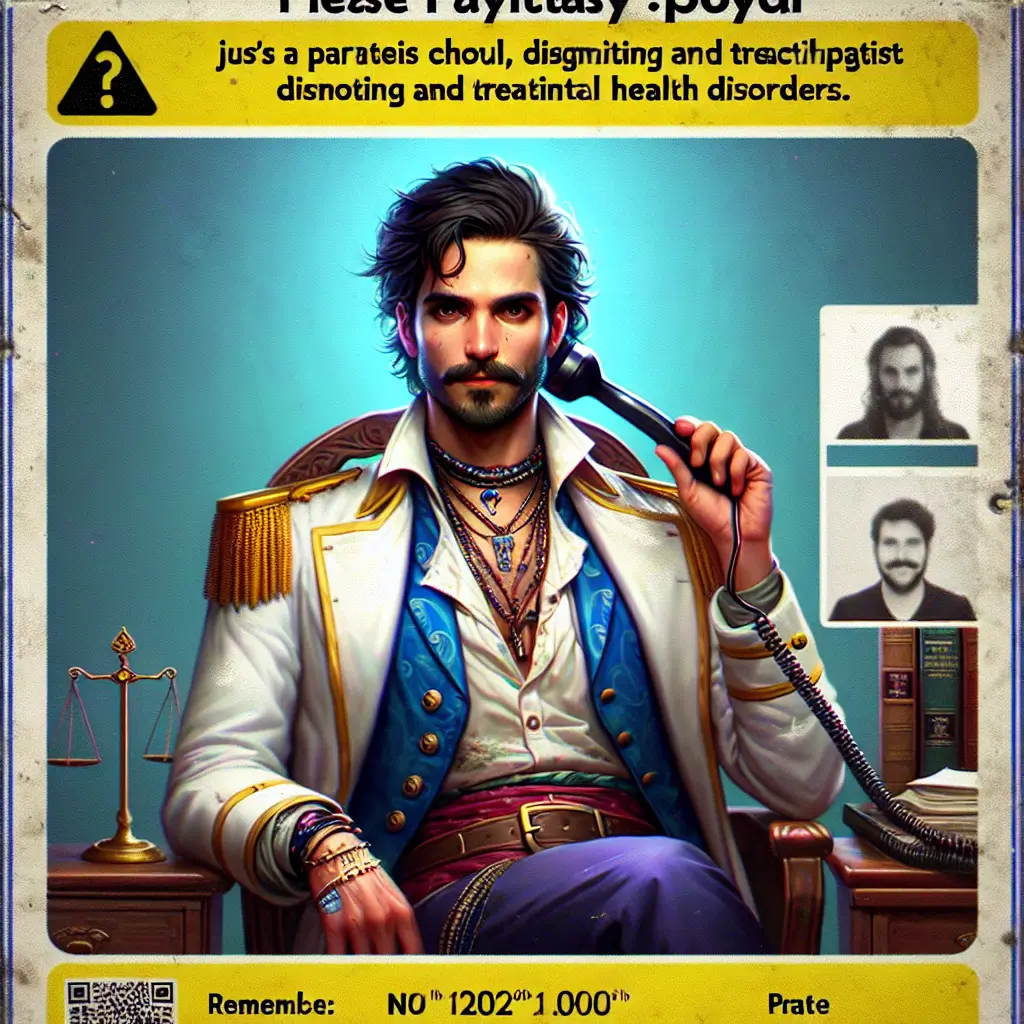 A screenshot of Free Avatar: Pirate Psychiatrist AI Avatar