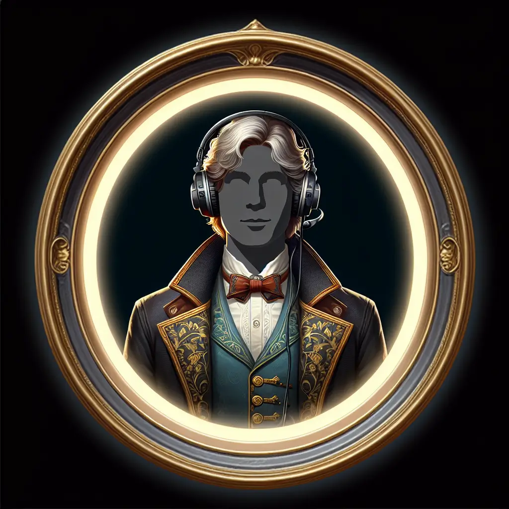 A screenshot of Free Avatar: Retail Store Manager Pirate with Headphones