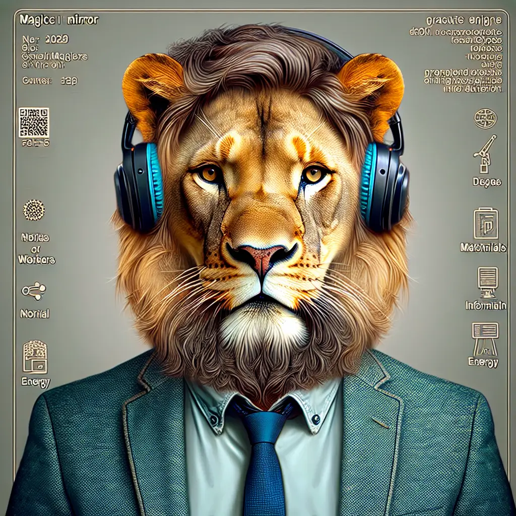 A screenshot of Free Avatar: Lion Industrial Engineer