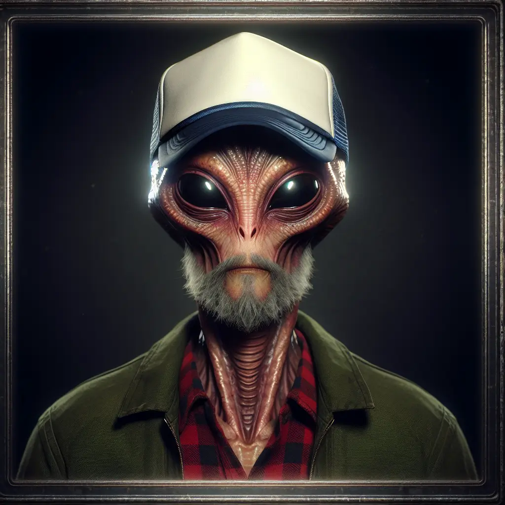 A screenshot of Free Avatar: Alien Philosopher Magic Mirror Avatar