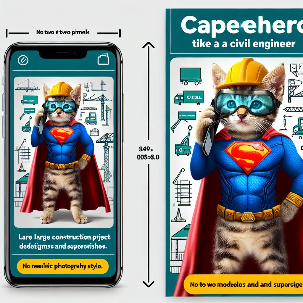 A screenshot of Free Avatar: Superhero Kitten Civil Engineer