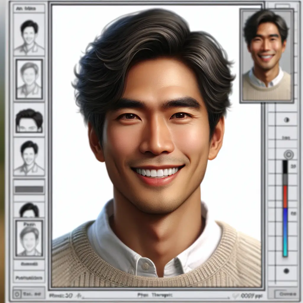 A screenshot of Free Avatar: Asian Male Physical Therapist