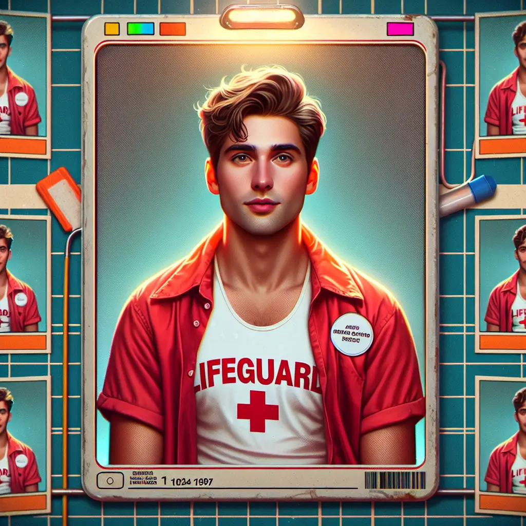 A screenshot of Free Avatar: Lifeguard Headshot in Magical Mirror Style